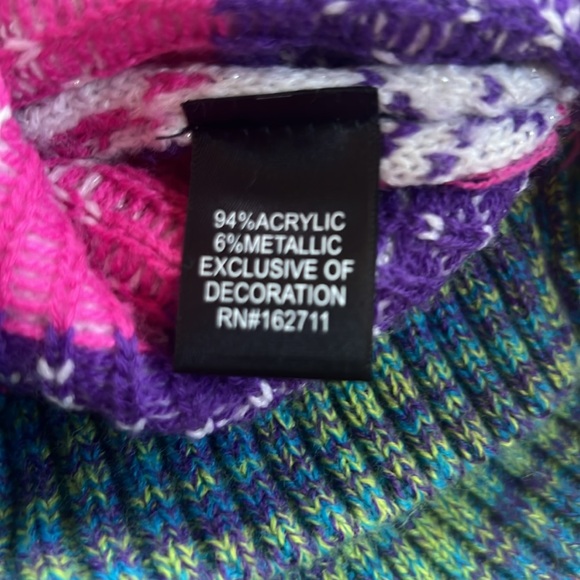 Large unicorn ugly sweater by Blizzard Bay. Excellent used condition. - Picture 10 of 10